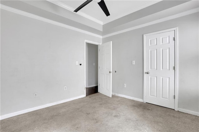2005 Chicago Ave NW, Atlanta, GA 30314 - unfurnished bedroom with carpet, ornamental molding, and a ceiling fan