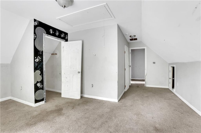 2005 Chicago Ave NW, Atlanta, GA 30314 - bonus room with attic access, carpet flooring, and vaulted ceiling