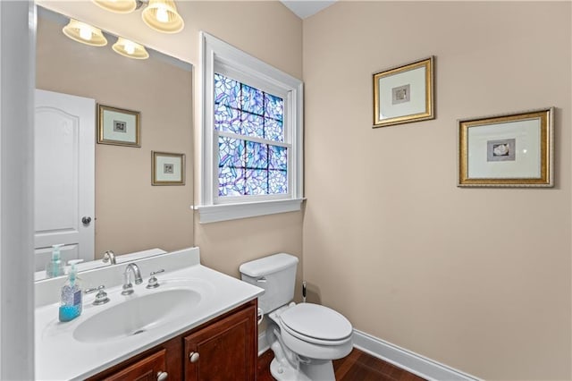 871 Windsor Creek Dr, Grayson, GA 30017 - bathroom with vanity and wood finished floors