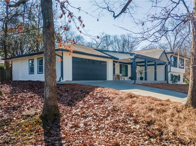 ranch-style house with a garage