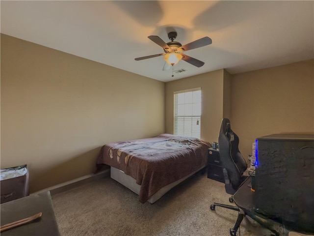 3318 Sardis Bend Dr, Buford, GA 30519 - carpeted bedroom with ceiling fan and baseboards