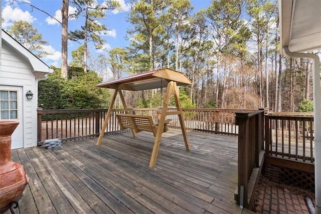 view of deck
