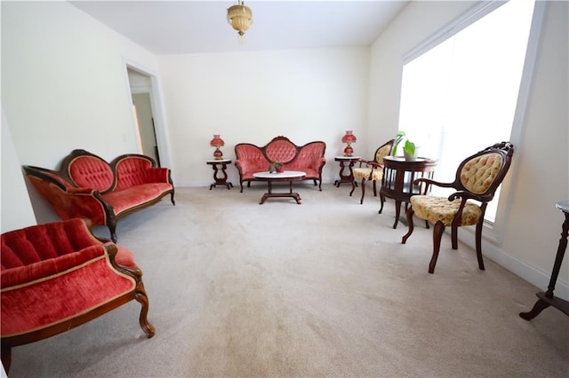 5452 Old Dalton Rd NE, Calhoun, GA 30701 - sitting room featuring carpet and baseboards