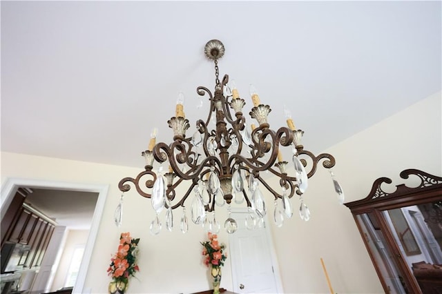 5452 Old Dalton Rd NE, Calhoun, GA 30701 - detailed view of a chandelier