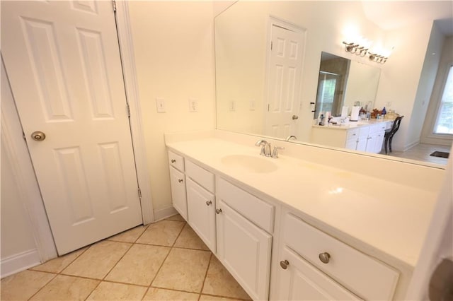 5452 Old Dalton Rd NE, Calhoun, GA 30701 - bathroom featuring vanity and tile patterned flooring