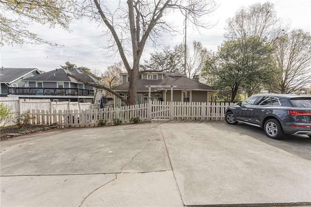 view of front of home