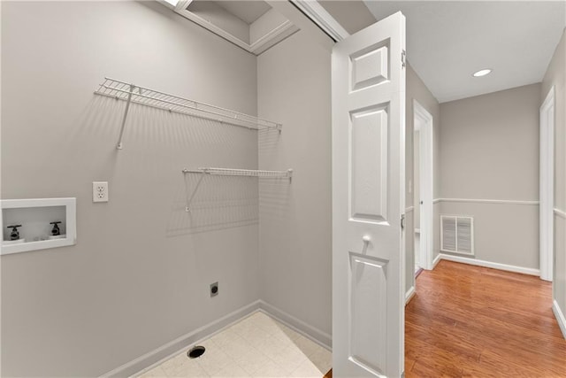 241 Cook St, Alto, GA 30510 - laundry room featuring washer hookup, baseboards, and hookup for an electric dryer