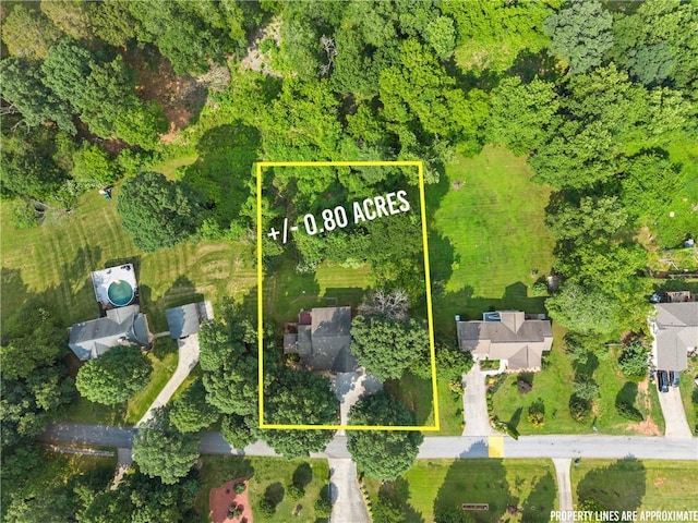 241 Cook St, Alto, GA 30510 - view of property location with property boundaries highlighted