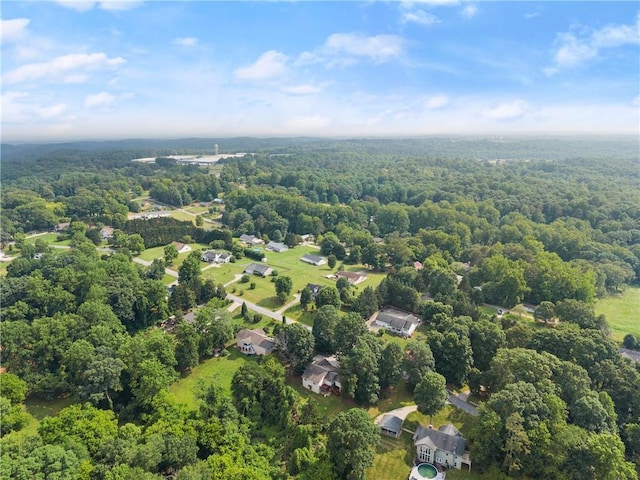 241 Cook St, Alto, GA 30510 - aerial perspective of suburban area featuring a heavily wooded area