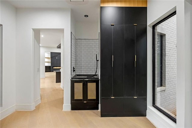 15154 Hopewell Rd, Alpharetta, GA 30004 - bathroom with wood finished floors, baseboards, and recessed lighting