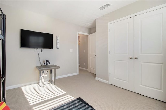 interior space with a closet