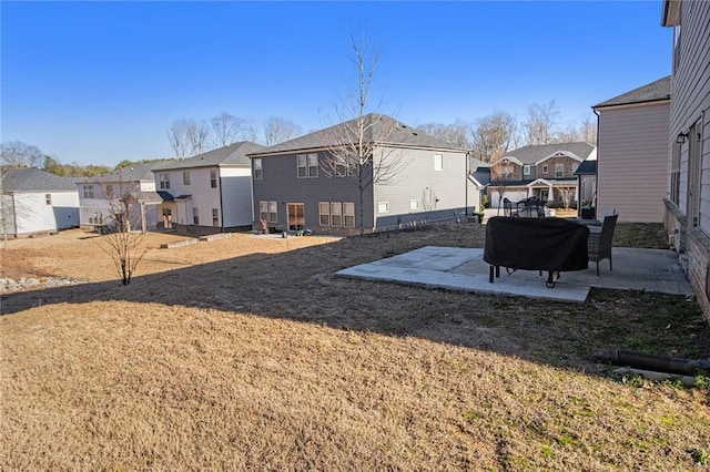 view of yard with a patio