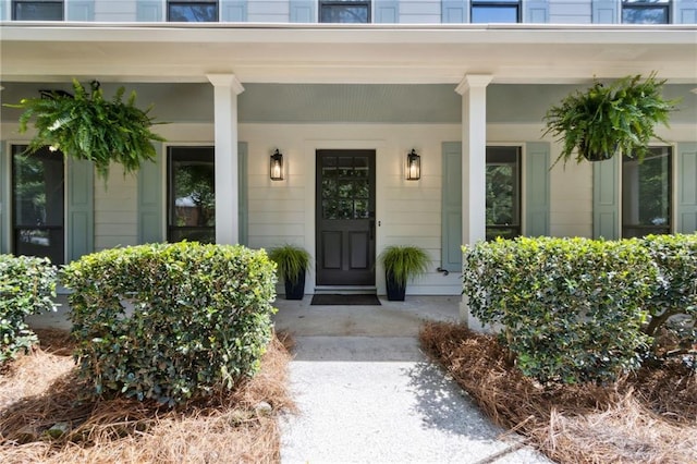 9165 Eves Cir, Roswell, GA 30076 - doorway to property with a porch