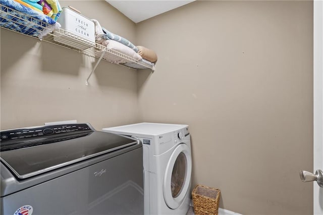 80 Riley Place Dr, Dawsonville, GA 30534 - laundry room with independent washer and dryer