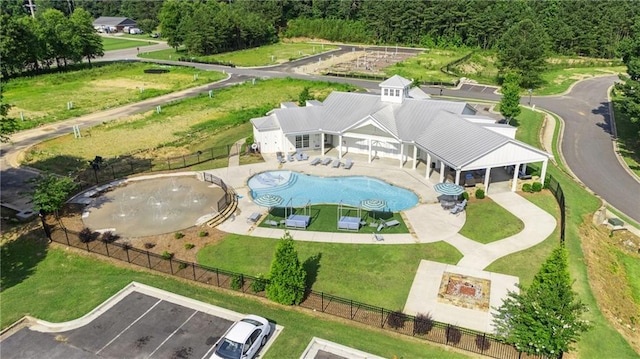 80 Riley Place Dr, Dawsonville, GA 30534 - view of subject property featuring a pool area
