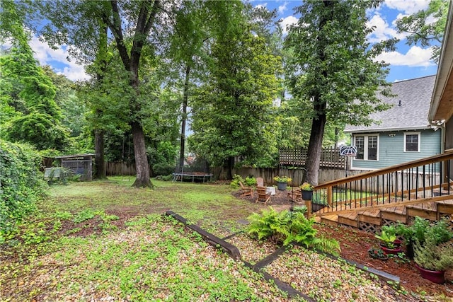 233 Spence Ave SE, Atlanta, GA 30317 - view of yard with a trampoline