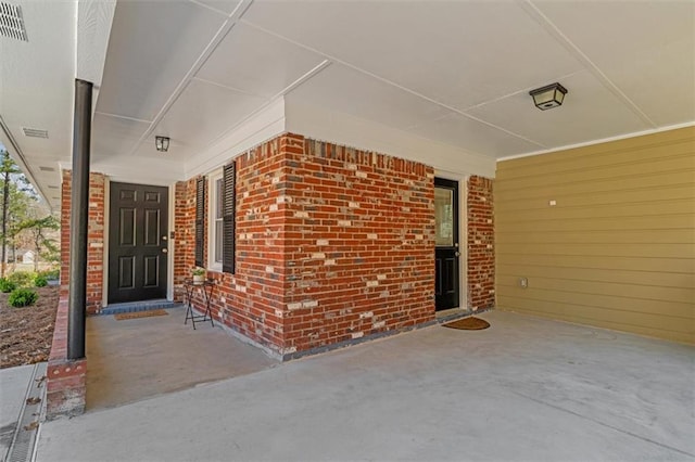 exterior space featuring covered porch