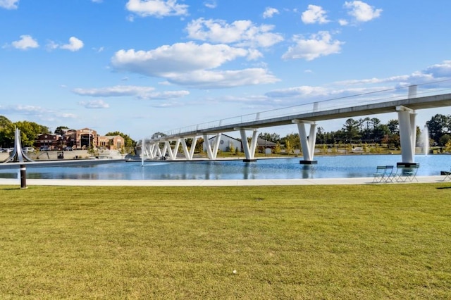 570 White Stag Ct, Suwanee, GA 30024 - view of pool with a yard and a water view