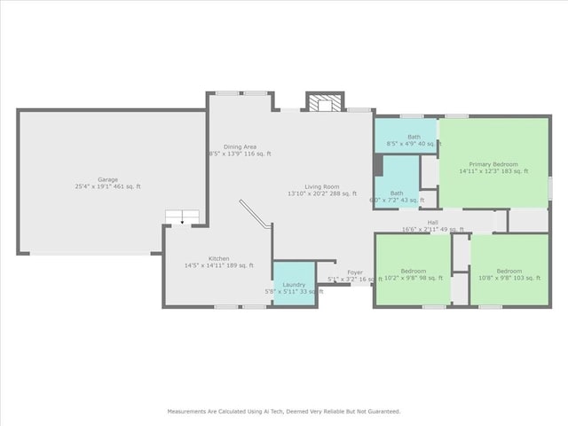 2711 Bluffton Rd, Buford, GA 30519 - view of floor plan / room layout