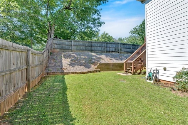1331 Red Hill Rd, Marietta, GA 30008 - fenced backyard featuring stairs