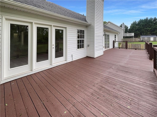 view of deck