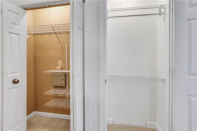 view of closet