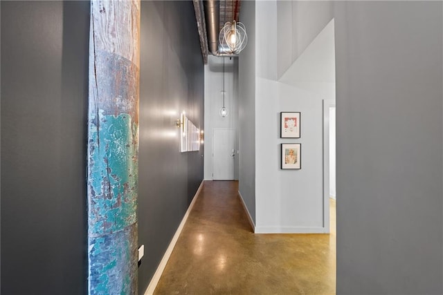 170 Boulevard Se E120, Atlanta, GA 30312 - hallway with baseboards and concrete floors