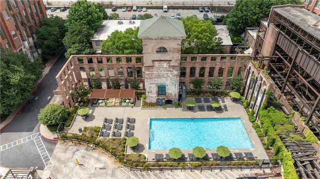 170 Boulevard Se E120, Atlanta, GA 30312 - aerial view of a pool