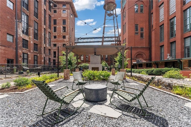 170 Boulevard Se E120, Atlanta, GA 30312 - view of patio featuring a fireplace