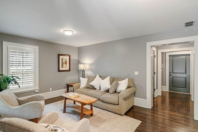 970 N Ormewood Park Dr SE, Atlanta, GA 30316 - living room with baseboards and wood finished floors