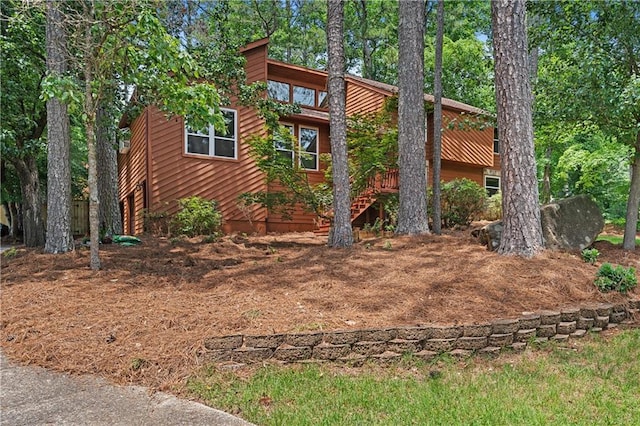 view of front of home