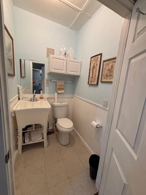 4519 Sims Ct, Tucker, GA 30084 - bathroom with toilet, tile patterned floors, and visible vents