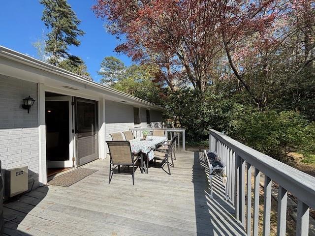 4519 Sims Ct, Tucker, GA 30084 - deck featuring outdoor dining space