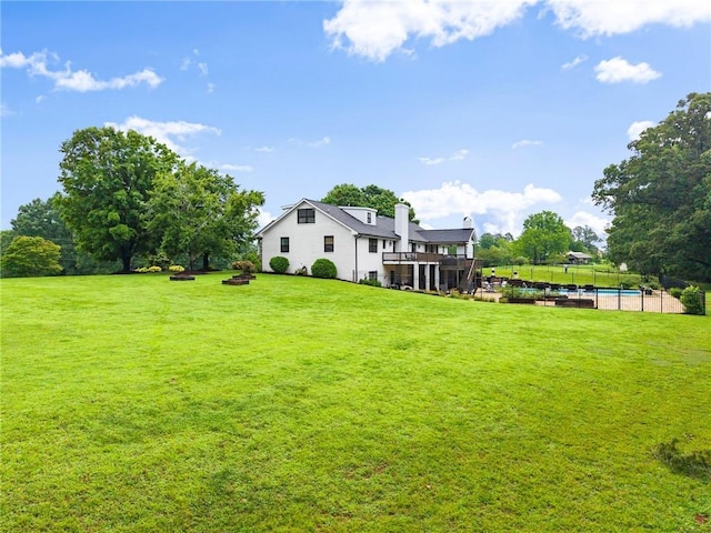 322 Windy Ridge Dr, Demorest, GA 30535 - view of yard featuring an outdoor pool