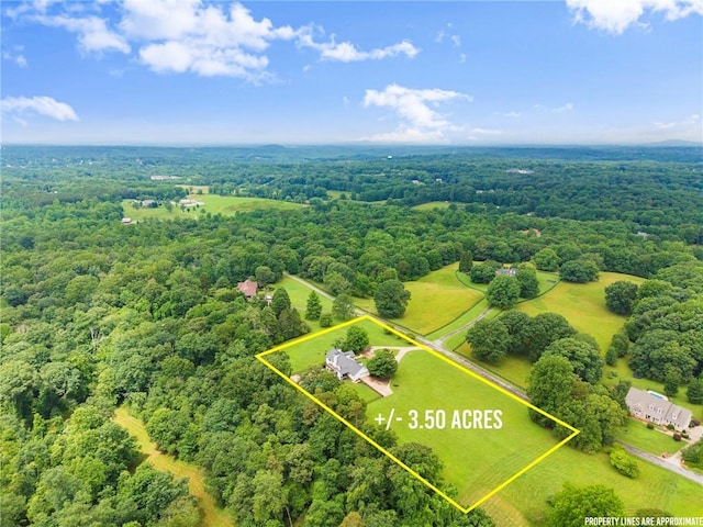 322 Windy Ridge Dr, Demorest, GA 30535 - view of property location with property parcel outlined and a heavily wooded area