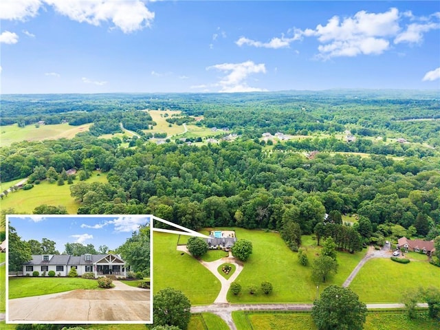 322 Windy Ridge Dr, Demorest, GA 30535 - view of subject property with property boundaries highlighted and a forest