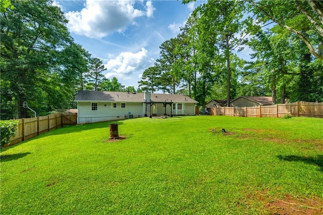 120 Lakeside Dr, Ellenwood, GA 30294 - view of fenced backyard