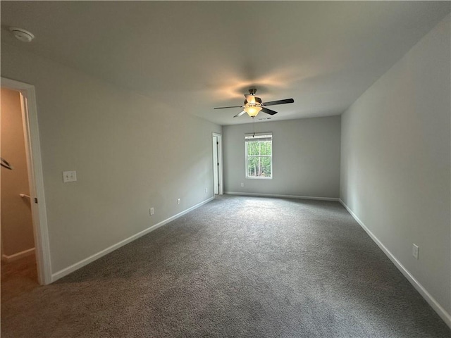 45 Emerald Ln, Covington, GA 30014 - carpeted empty room with a ceiling fan and baseboards