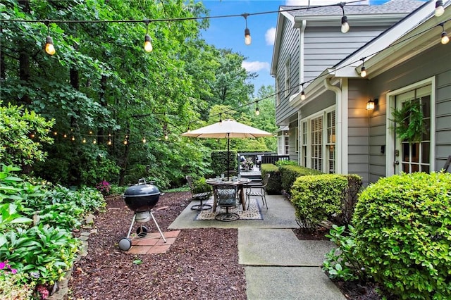 4792 Fairville Ct, Marietta, GA 30062 - view of patio / terrace with outdoor dining space and a grill