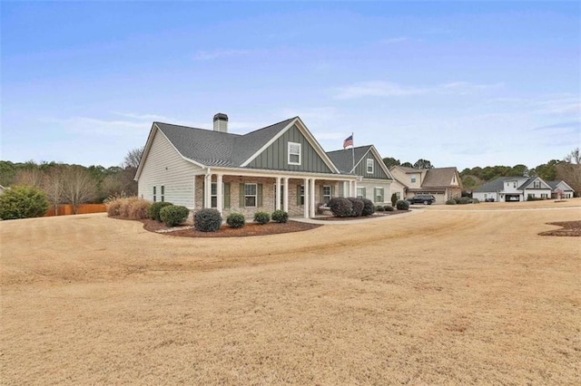 view of craftsman inspired home