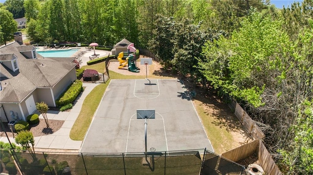 drone / aerial view