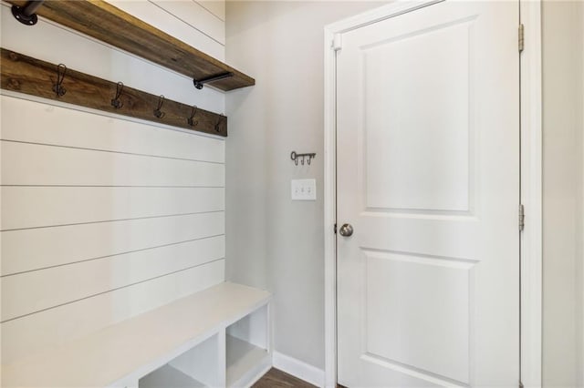 view of mudroom