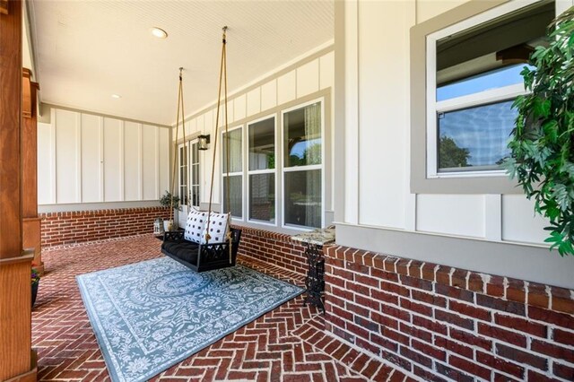 400 Fox Valley Dr, Monroe, GA 30656 - view of patio featuring covered porch