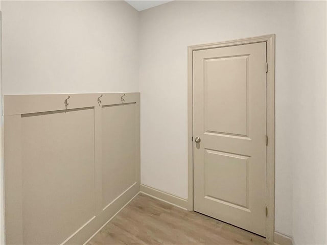 view of storage area