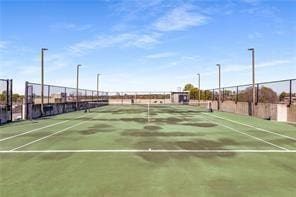 view of sport court with community basketball court and fence