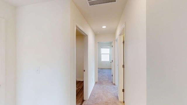 131 Andria Way, Cartersville, GA 30120 - hallway with light colored carpet, baseboards, and recessed lighting