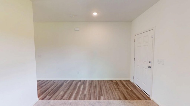 131 Andria Way, Cartersville, GA 30120 - empty room featuring wood finished floors, baseboards, and recessed lighting