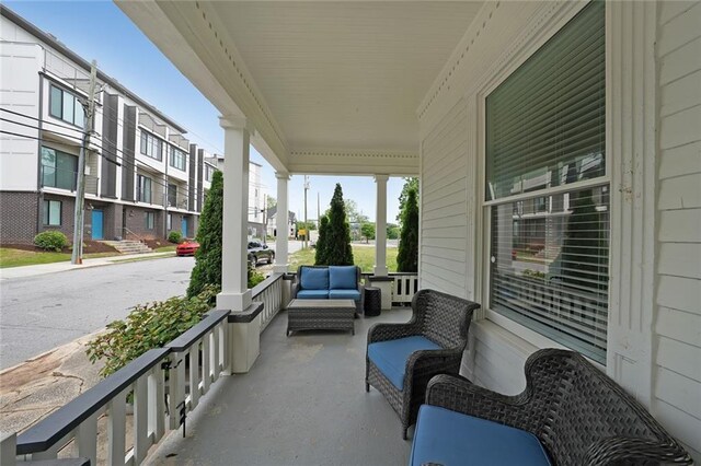 view of patio / terrace featuring a porch