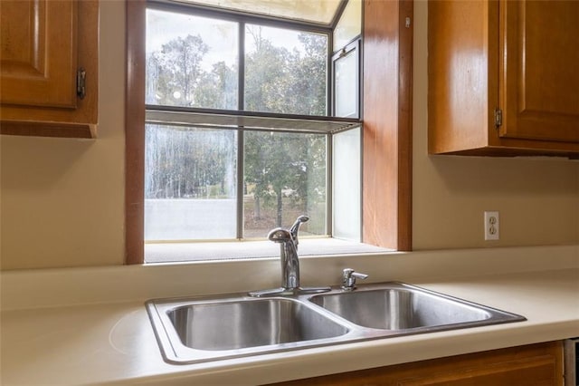 kitchen featuring sink