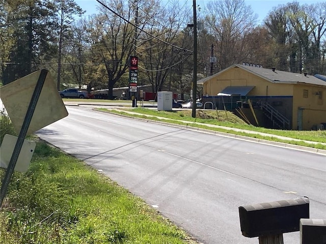 view of road